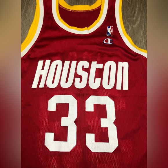 Vintage Champion Houston Rockets Otis Thorpe Jersey #33 Mens size SMALL - Picture 2 of 7